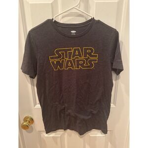 Old Navy Kids Star Wars Graphic Tee Charcoal Gray Heather XL 14-16 Short Sleeve